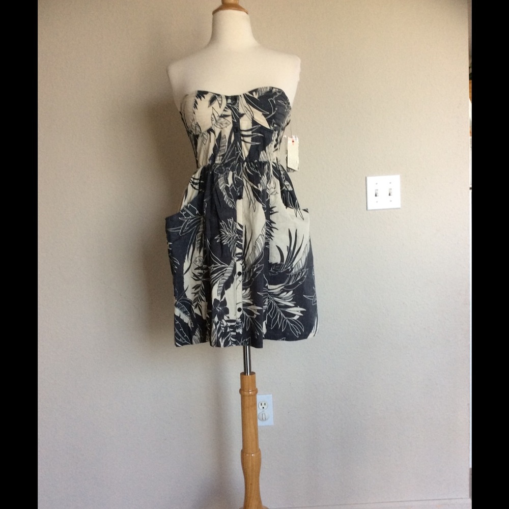 BillaBong halter mini dress - XS